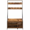 vidaXL Clothes Rack Old Wood 100 x 41 x 184 cm Engineered Wood