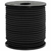 vidaXL Bungee Cords 6 mm Black PP and Rubber