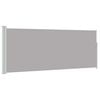 vidaXL Retractable Side Awning 120 x 300 cm Grey