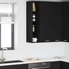 vidaXL Hanging Cabinet Black Oak 20 x 29.5 x 100 cm Engineered Wood