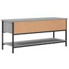vidaXL TV Cabinet Grey Sonoma 100x35x45 cm Engineered Wood