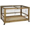 Kerbl Small Animal Cage for Indoor Space 116x75x70 cm Wood Brown
