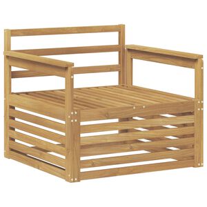 vidaXL Outdoor Sofa Solid Acacia Wood White