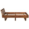 vidaXL Bed Frame without Mattress Solid Acacia Wood 140x200 cm