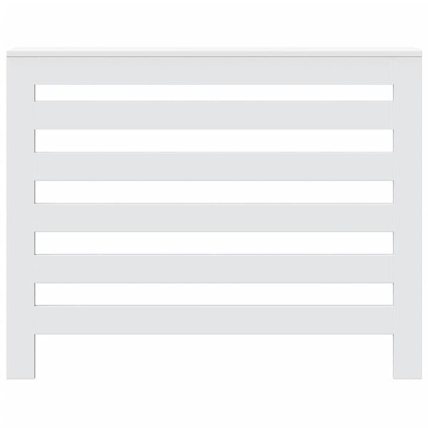 vidaXL Radiator Cover White 104x20x82 cm Engineered Wood