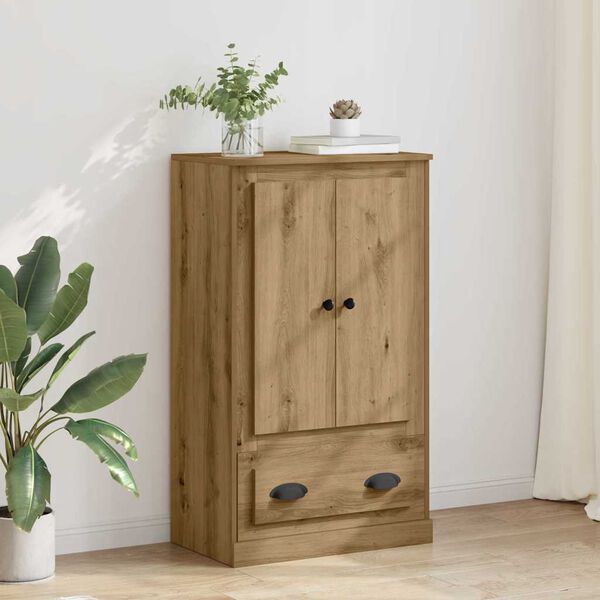 vidaXL Highboard Artisan Oak 60 x 35.5 x 103.5 cm Engineered Wood