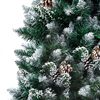 vidaXL Artificial Pre-lit Christmas Tree with Ball Set&Pine Cones 240 cm