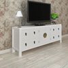 vidaXL Wooden Sideboard Asian Style with 8 Drawers and 2 Doors