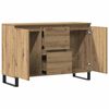 vidaXL Sideboard Artisan Oak 101.5x35x70 cm Engineered Wood