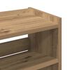 vidaXL Shoe Rack Artisan Oak 60x25x100 cm Engineered Wood