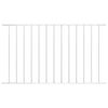 vidaXL Fence Panel Powder-coated Steel 1.7x1 m White