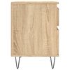 vidaXL Bedside Cabinet Sonoma Oak 40x35x50 cm Engineered Wood