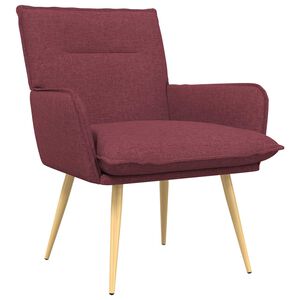 vidaXL Armchair Wine Red Fabric