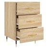 vidaXL Bedside Cabinet Sonoma Oak 40x40x66 cm Engineered Wood