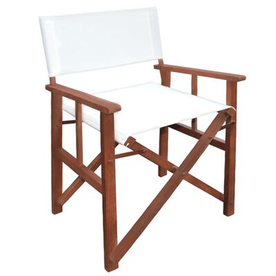 vidaXL Director's Chair Solid Acacia Wood