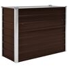 vidaXL Garden Raised Bed Brown 100x40x77 cm Galvanised Steel