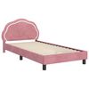 vidaXL Children's Bed Frame with Headboard Pink 80 x 200 cm Velvet