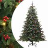 vidaXL Artificial Christmas Tree with 300 LEDs with Stand Green 240 cm