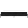 vidaXL Box Spring Bed with Mattress Black 140 x 210 cm Fabric