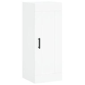 vidaXL Wall Mounted Cabinet White 34.5x34x90 cm Engineered Wood