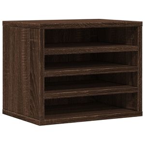 vidaXL Desk Organiser Brown Oak 36x26x29,5 cm Engineered wood