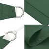vidaXL Sunshade Sail Oxford Fabric Rectangular 6x8 m Dark Green