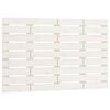 vidaXL Wall Headboard White 96x3x63 cm Solid Wood Pine