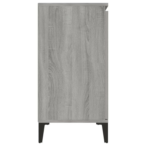 vidaXL Sideboard Grey Sonoma 102x35x70 cm Engineered Wood
