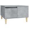 vidaXL Coffee Table Concrete Grey 55x55x36.5 cm Engineered Wood