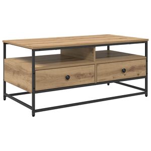 vidaXL Coffee Table Artisan Oak 100 x 51 x 45 cm Engineered Wood