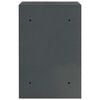 vidaXL Digital Safe with Lock Dark grey 40 x 35 x 60 cm Steel