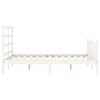 vidaXL Bed Frame without Mattress White 120x200 cm Solid Wood Pine