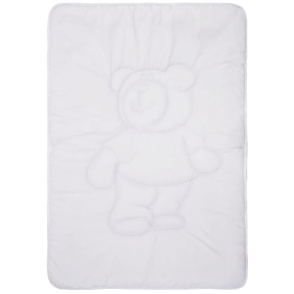 vidaXL 3 Piece Kids Duvets Set White 100x135 cm/40x60 cm