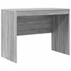 vidaXL Desk with Drawer 2 pcs Grey Sonoma