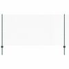 vidaXL Hexagonal Fence with Post 50 x 1.2 m PVC-Coated Steel Green