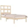 vidaXL Bed Frame without Mattress 90x190 cm Single Solid Wood Pine