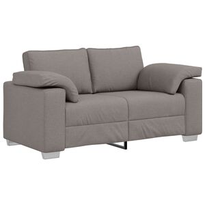 vidaXL Sofa Taupe 160 x 77 x 82 cm Fabric