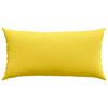 vidaXL Sofa Pillows 2 pcs Light Yellow 80 x 40 cm Fabric