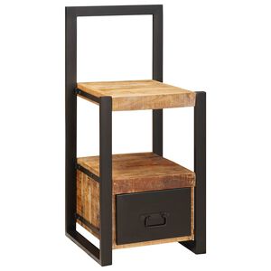 vidaXL Valet Stand with Drawer Brown 40 x 40 x 90 cm Solid Mango Wood