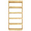 vidaXL Book Cabinet/Room Divider 80x35x167 cm Solid Pinewood