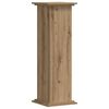 vidaXL Plant Stand Artisan Oak 33x33x100 cm Engineered Wood