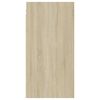 vidaXL TV Cabinet Sonoma Oak 30.5x30x60 cm Engineered Wood