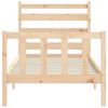 vidaXL Bed Frame without Mattress 90x200 cm Solid Wood Pine