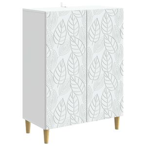 vidaXL Sideboard White 66 x 34.5 x 90 cm Engineered Wood