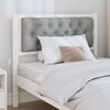 vidaXL Headboard Other White and light grey 90 cm Solid pine wood