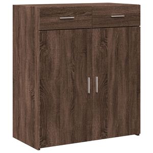 vidaXL Sideboard Brown Oak 80x42.5x93 cm Engineered Wood