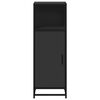 vidaXL Bathroom Cabinet Black 35x37.5x100 cm Engineered Wood