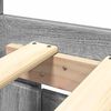vidaXL Bed Frame with Headboard without Mattress Grey Sonoma 200x200 cm