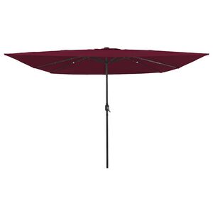 vidaXL Garden Parasol Bordeaux Red 295 x 295 x 245 cm