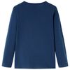 Kids' T-shirt with Long Sleeves Navy Blue 128